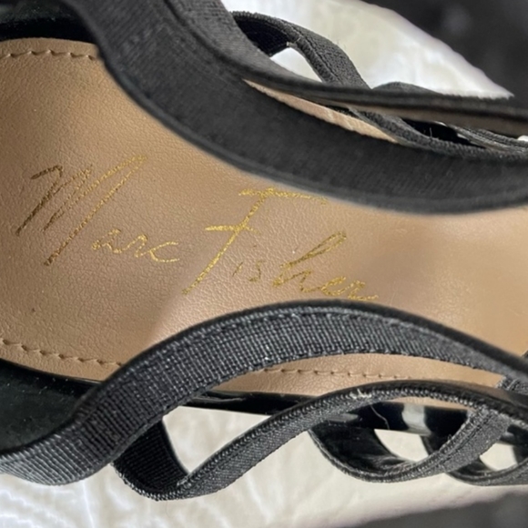 Nordstrom Marc Fisher Caged Bandage Strappy Heels 7 - Picture 4 of 5